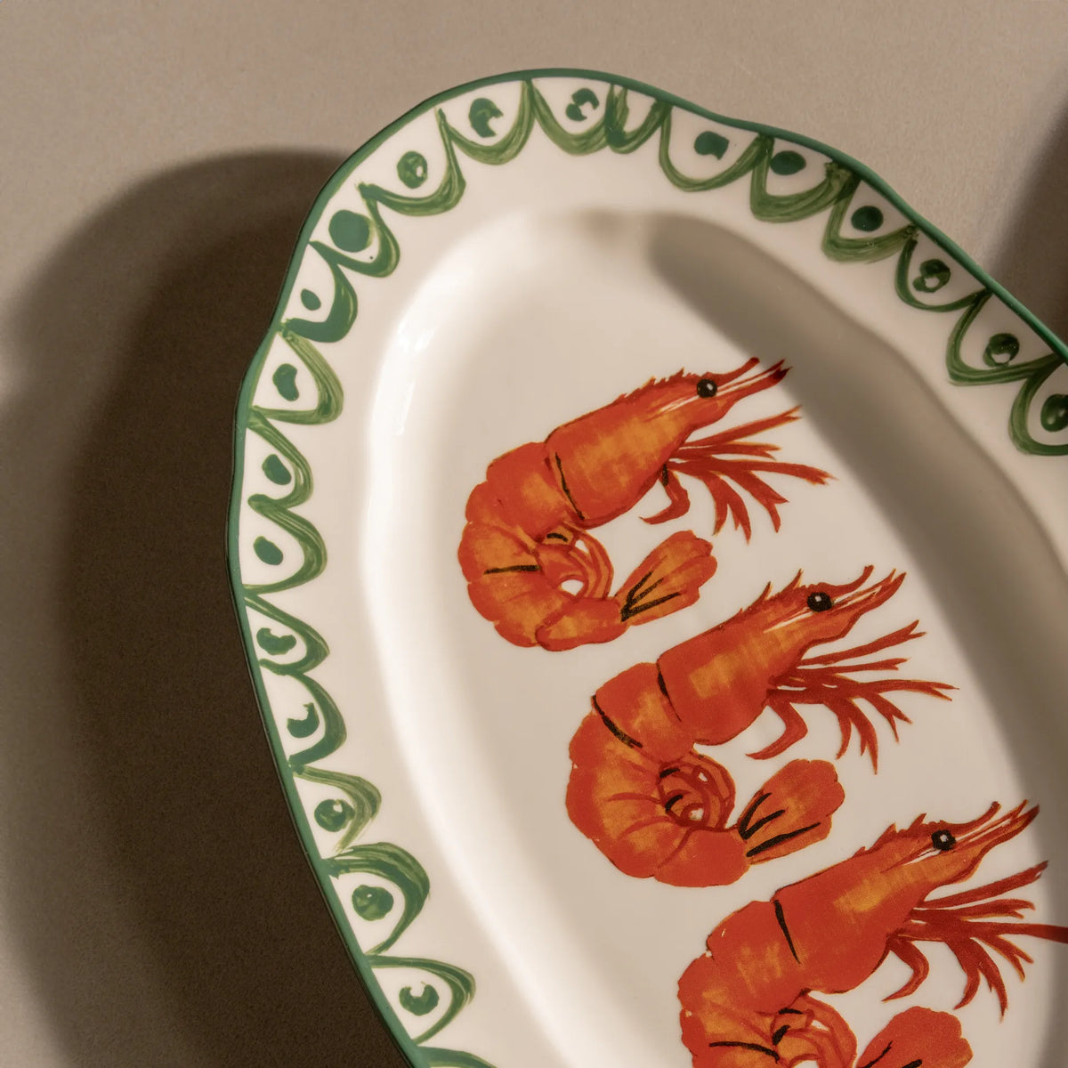 &Klevering Servierteller „Sirène Shrimp“ | Verspielt & servierbereit | &Klevering
