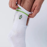 Fashion Drinks Bio-Baumwollsocken “Iced Matcha Latte Stripes” | Fashion Drinks
