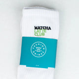 Fashion Drinks Bio-Baumwollsocken “Matcha Latte Club” | Matcha Statement | Fashion Drinks