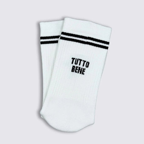 NO BAD DAYS CLUB Socken NBDC "Tutto Bene" | Weiß, Baumwoll-Mix, Komfort