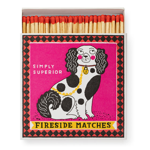 Archivist Lange Streichhölzer „Staffordshire Figures“ von Archivist | 100 Stück in Square Matchbox