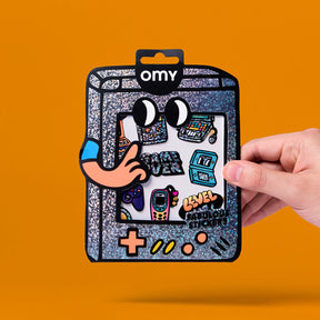 OMY Sticker „Big Game Boy“ | extra groß & retro | OMY