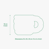 Home Studyo Tasse “Gaston Gloss” Yolk | Skulpturales Design | Home Studyo