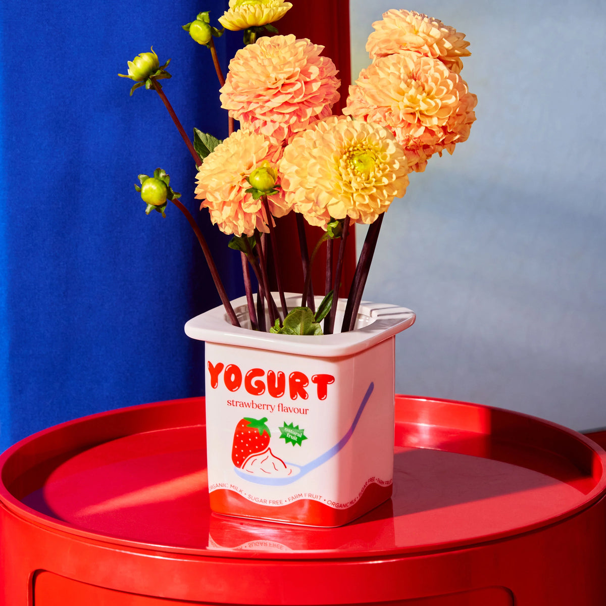 Fluid Market Vase “Yogurt” | Cremiges Design für dein Zuhause | Fluid Market