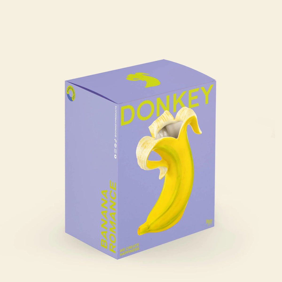 Donkey Products Vase „Banana Romance Small“ | Verspielte Deko | Donkey Products