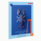 studio ROOF Wanddeko “Lapis Blue Lobster” | Tierisches Design | Studio Roof