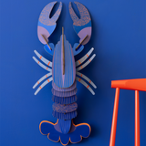 studio ROOF Wanddeko “Lapis Blue Lobster” | Tierisches Design | Studio Roof