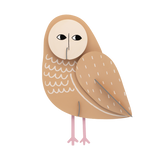 studio ROOF Wanddeko “Otto Owl” | Tierisches Design | Studio Roof