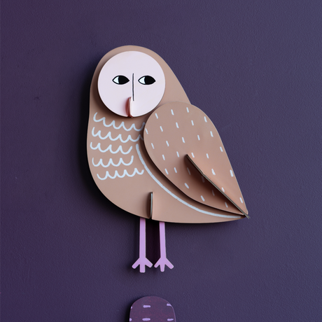 studio ROOF Wanddeko “Otto Owl” | Tierisches Design | Studio Roof