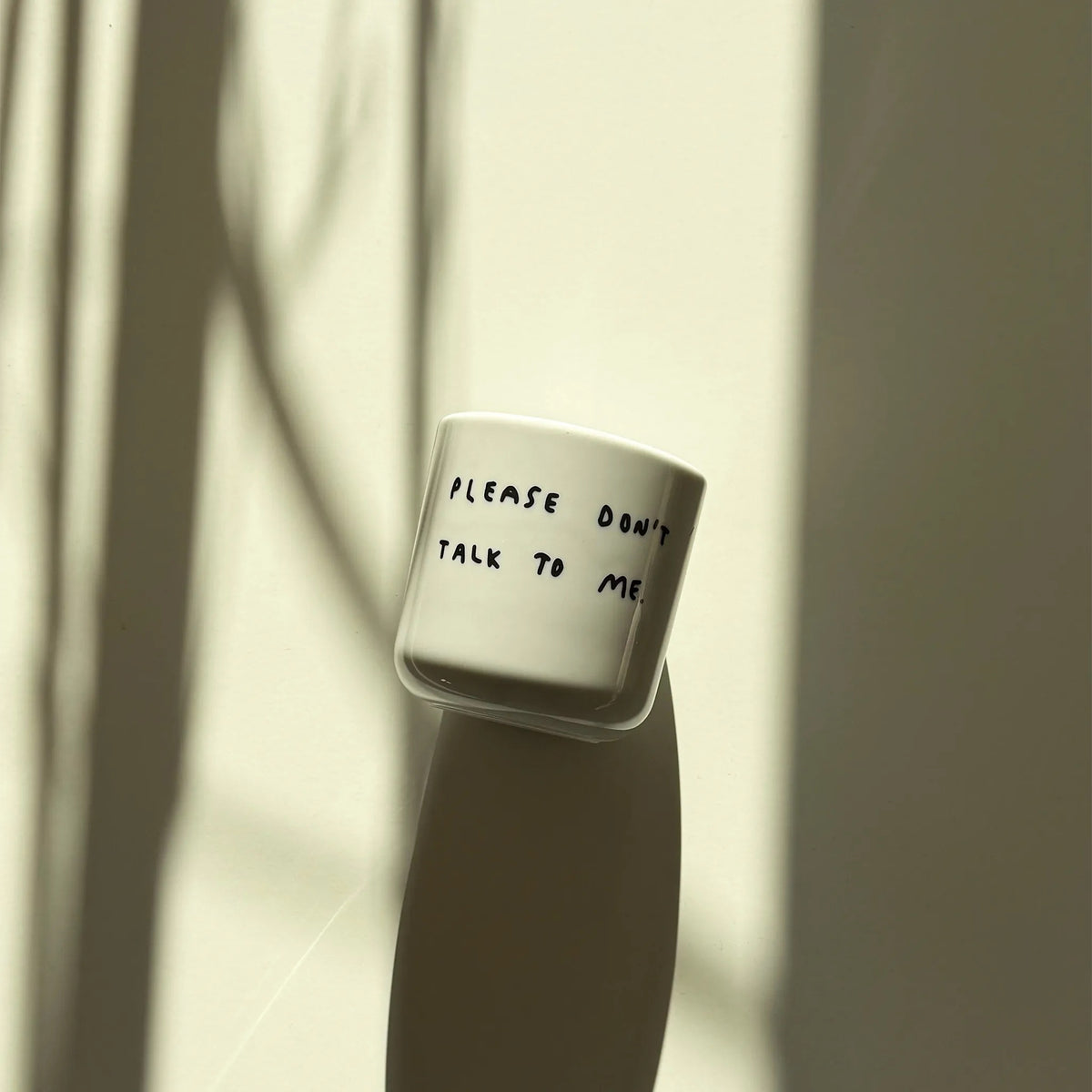 YAHYA Studio Becher „Please Don't Talk to Me“ | Witziger Spruch | YAHYA Studio
