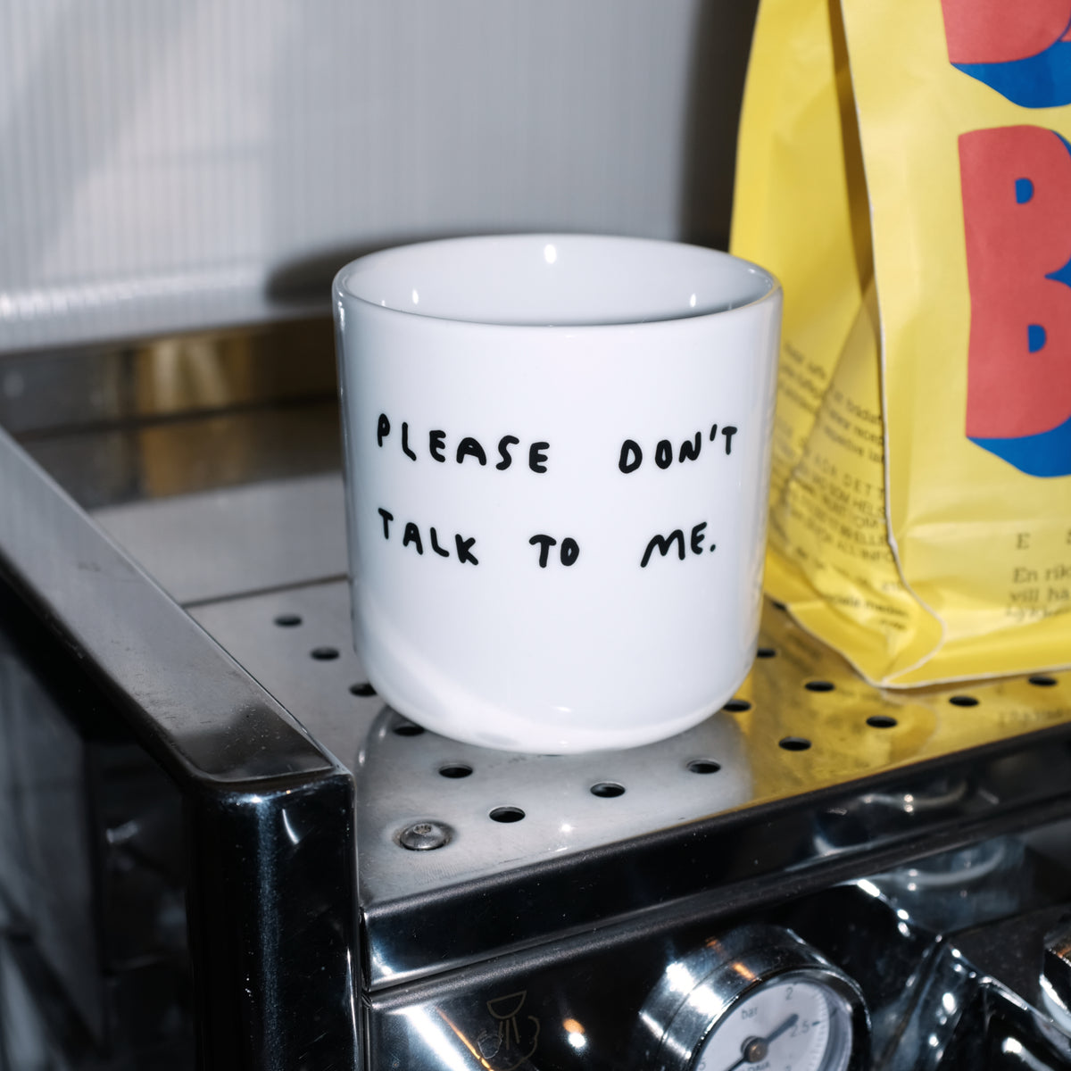 YAHYA Studio Becher „Please Don't Talk to Me“ | Witziger Spruch | YAHYA Studio