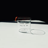 YAHYA Studio Trinkglas „Please Don't Talk to Me“ | Witziger Spruch | YAHYA Studio