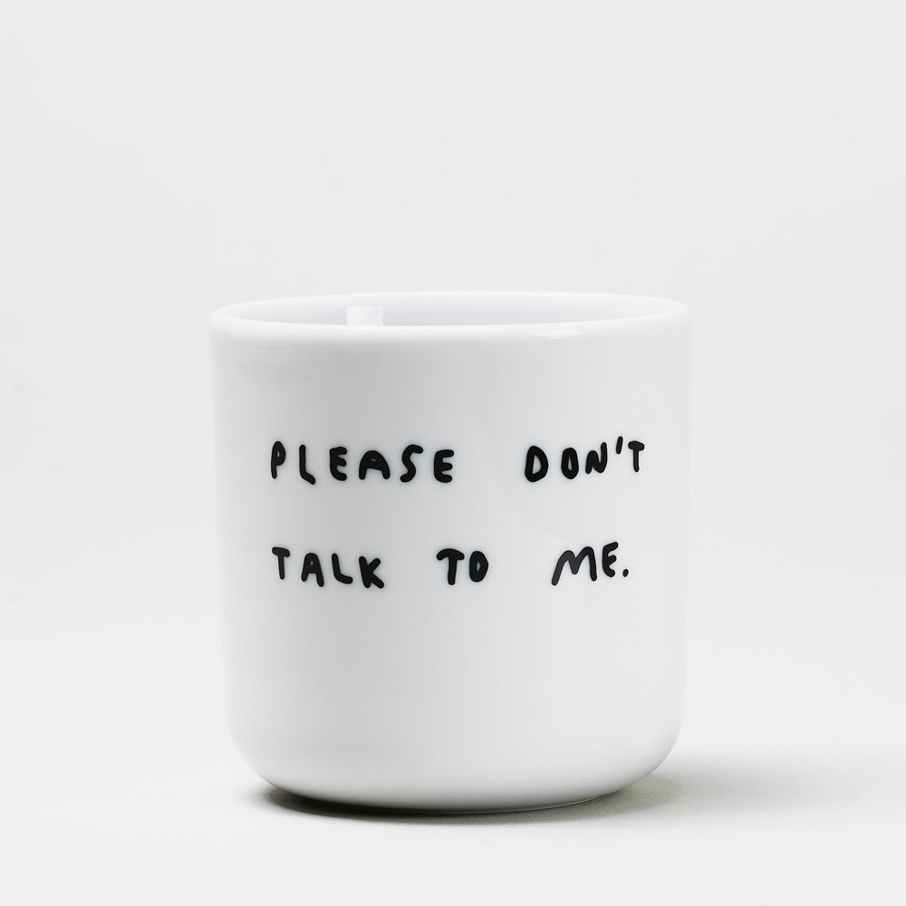 YAHYA Studio Becher „Please Don't Talk to Me“ | Witziger Spruch | YAHYA Studio