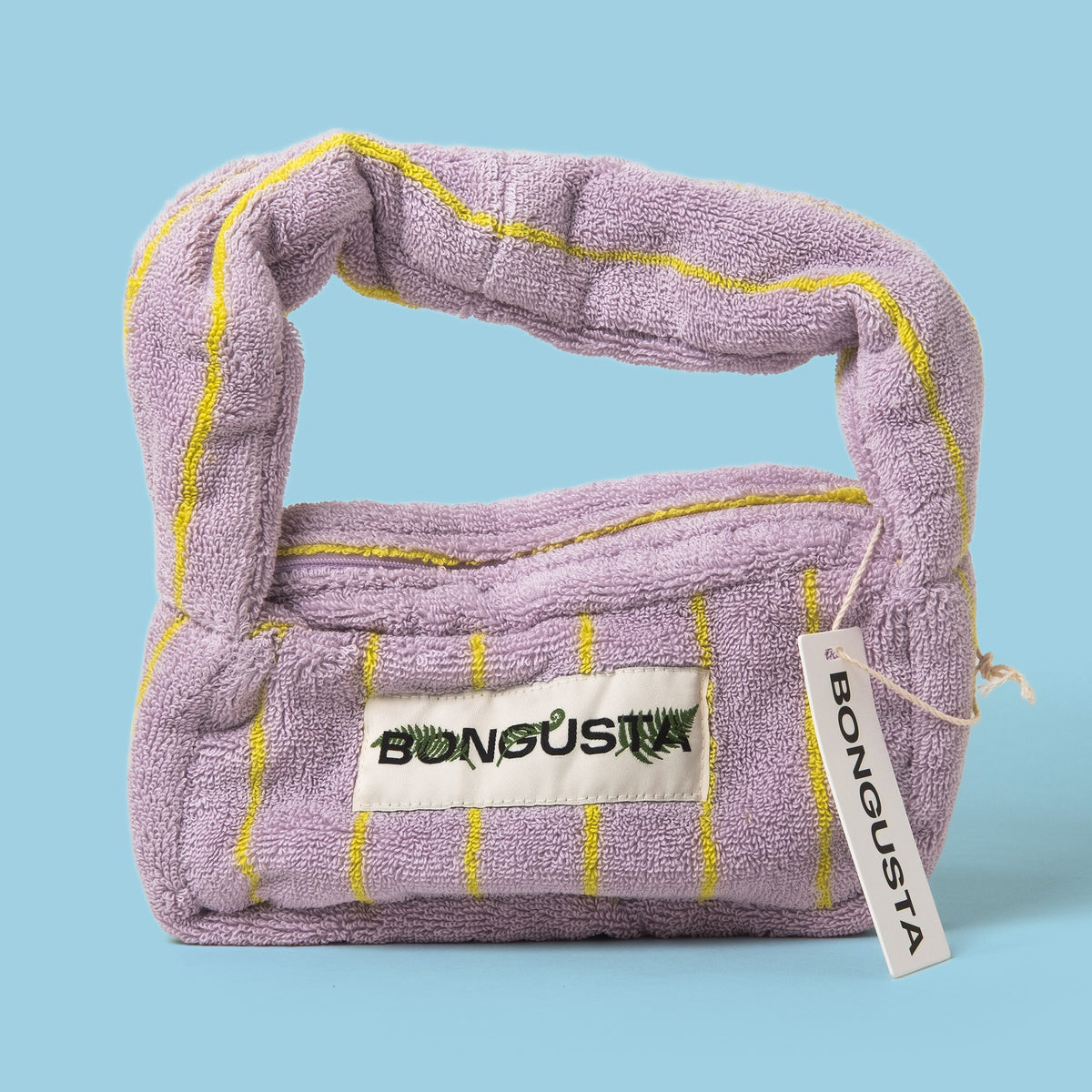 BONGUSTA Tasche “Naram Mini Bag” Lilac & Neon Yellow | BONGUSTA
