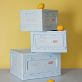 Studio About Aufbewahrungsbox Studio About "Medium" | Light Blue Kunststoff | Platzsparend & Elegant