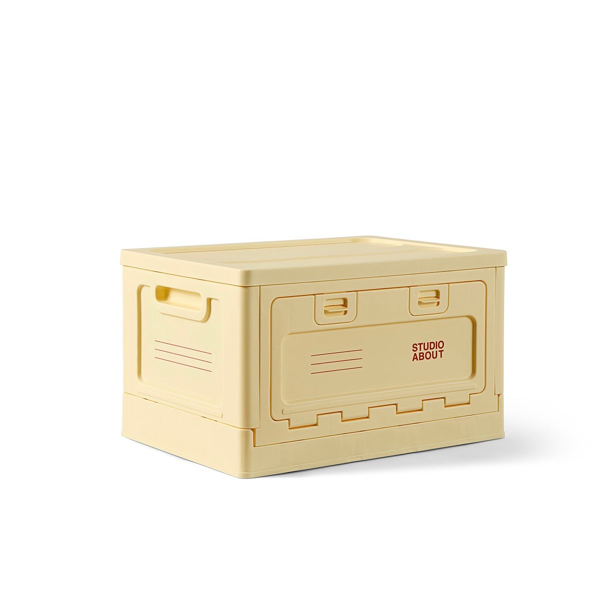Studio About Aufbewahrungsbox Studio About "Medium" | Light Yellow Kunststoff | Leicht & Zeitlos