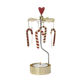 Pluto Design Engelspiel “Candy Cane” | Festliche Zuckerstange in Gold | Pluto Design