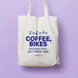 Viel Spass Studio Stofftasche "Coffee, Bikes and easy rides" | studio ciao