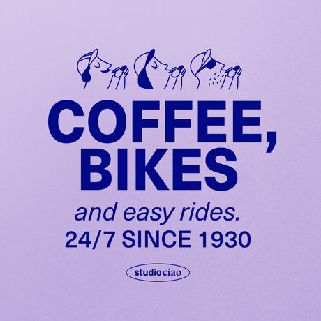Viel Spass Studio Stofftasche "Coffee, Bikes and easy rides" | studio ciao