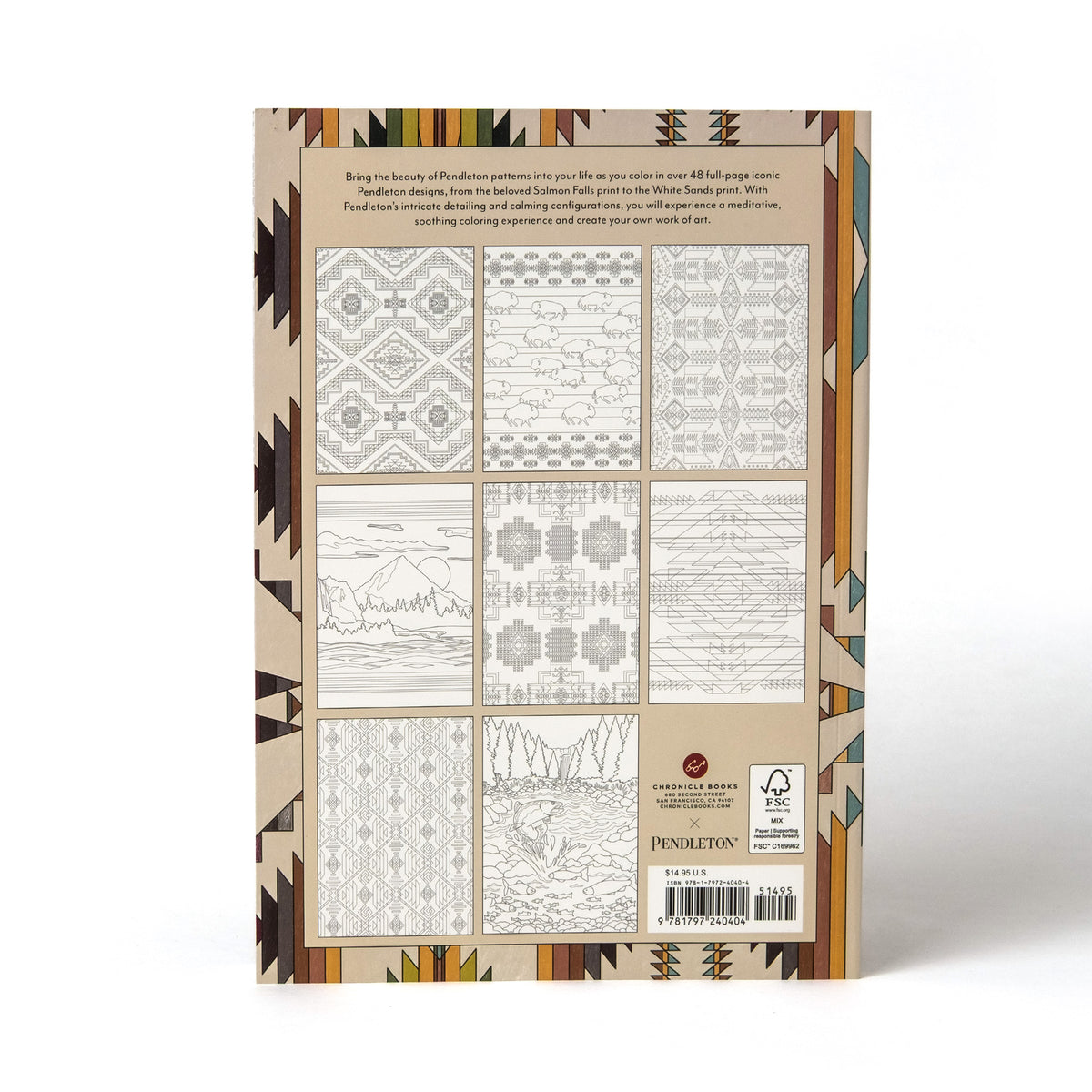 P.S. Publishers' Services Macmillan Malbuch “Pendleton” | Kreatives Ausmalbuch | Macmillan