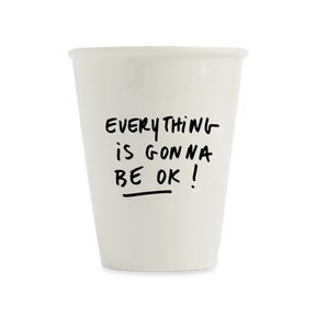 helen b Design Mug “Everything Is Gonna Be Ok” | Statement Becher | helen b