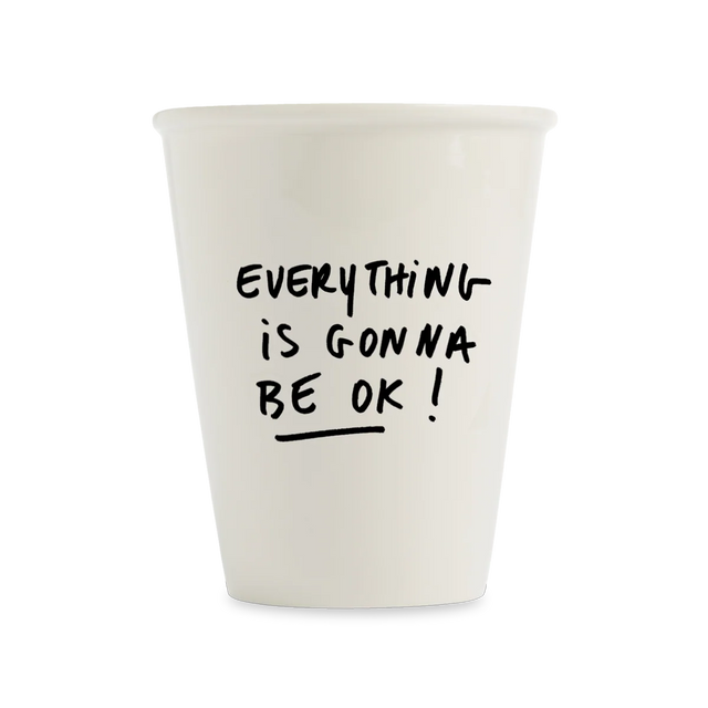 helen b Design Mug “Everything Is Gonna Be Ok” | Statement Becher | helen b