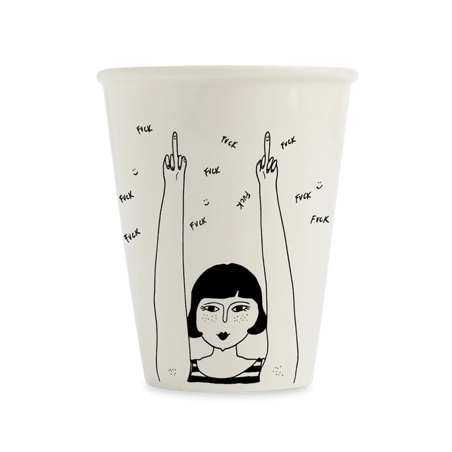 helen b Design Mug “Fuck Fuck Fuck” | Statement Becher | helen b