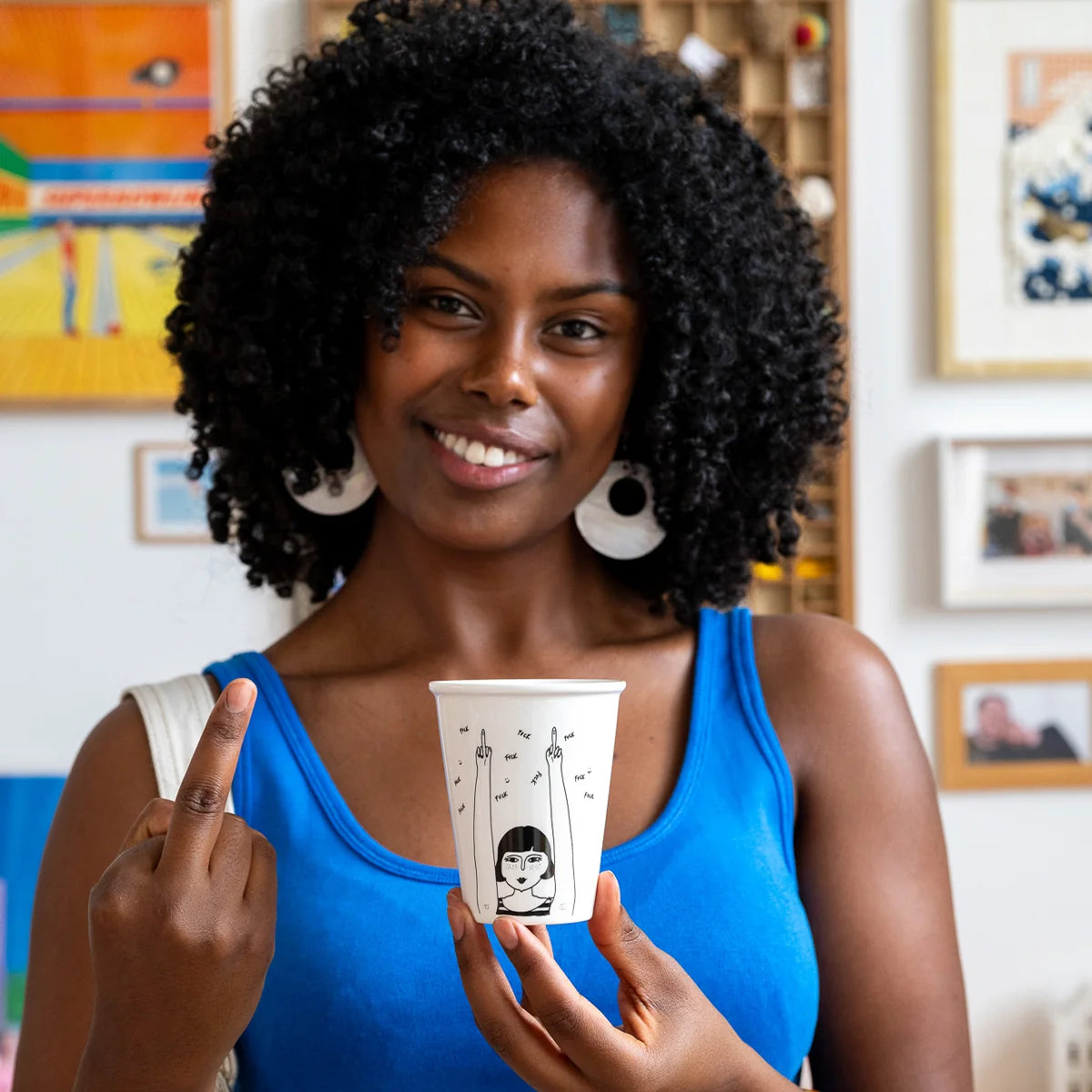 helen b Design Mug “Fuck Fuck Fuck” | Statement Becher | helen b