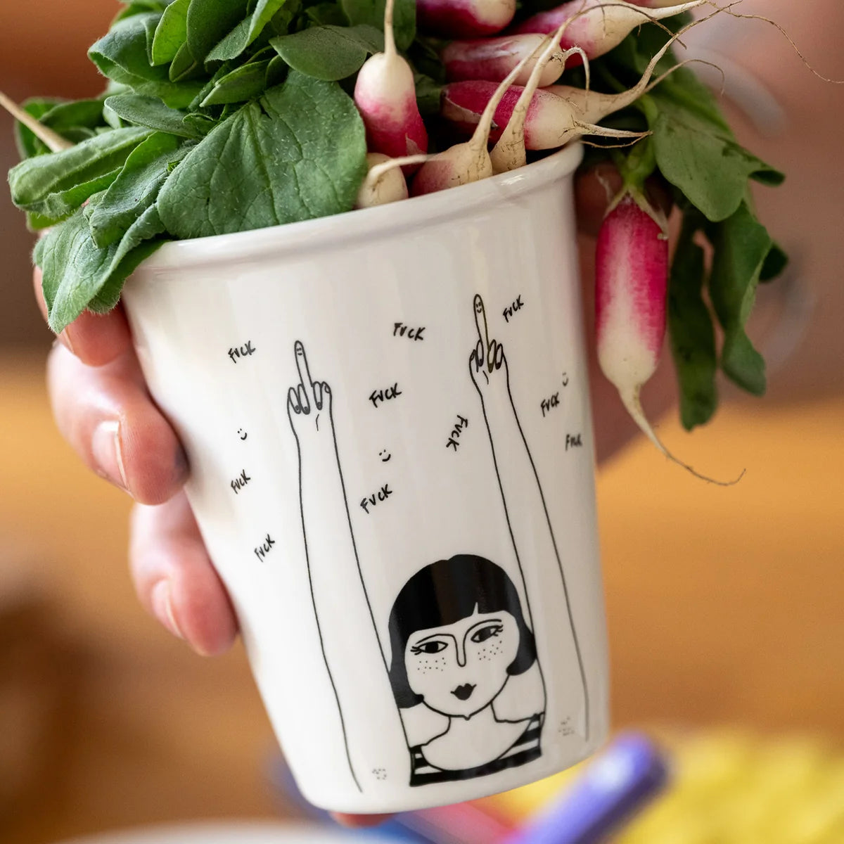 helen b Design Mug “Fuck Fuck Fuck” | Statement Becher | helen b