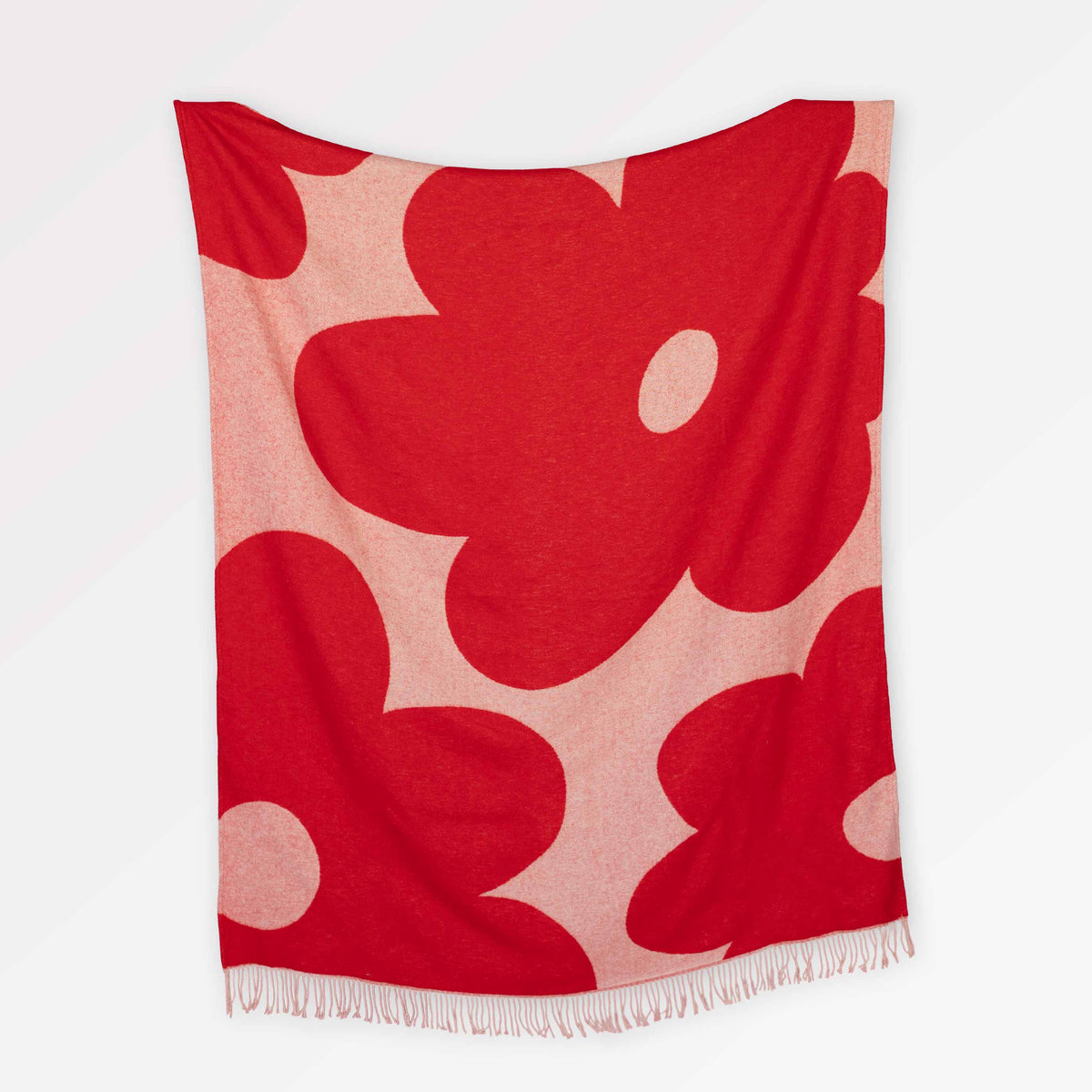Textilwerk Decke „Big Flower Pattern“ 150x200cm | Florales Design | Textilwerk