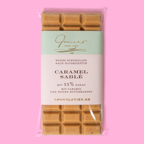 Confiserie Gmeiner Schokolade „Caramel & Butterkeks“ | Knusprig & süß | Confiserie Gmeiner