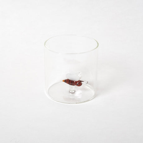 WD Lifestyle Glas “Biene” (250ml) | Süßes Design | WD Lifestyle