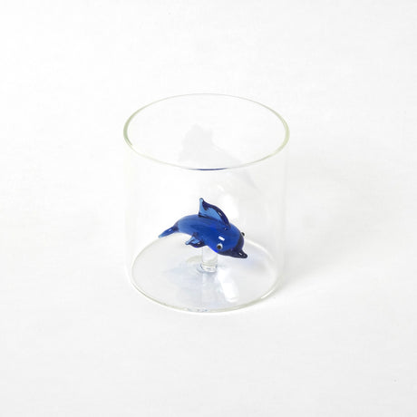 WD Lifestyle Glas “Delphin” (250ml) | Meeresfreude im Glas | WD Lifestyle