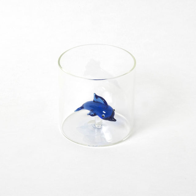 WD Lifestyle Glas “Delphin” (250ml) | Meeresfreude im Glas | WD Lifestyle