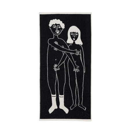 helen b Handtuch “Naked Couple” 50x100 cm | Design Handtuch | helen b