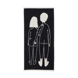 helen b Handtuch “Naked Couple Back” 50x100 cm | Design Handtuch | helen b