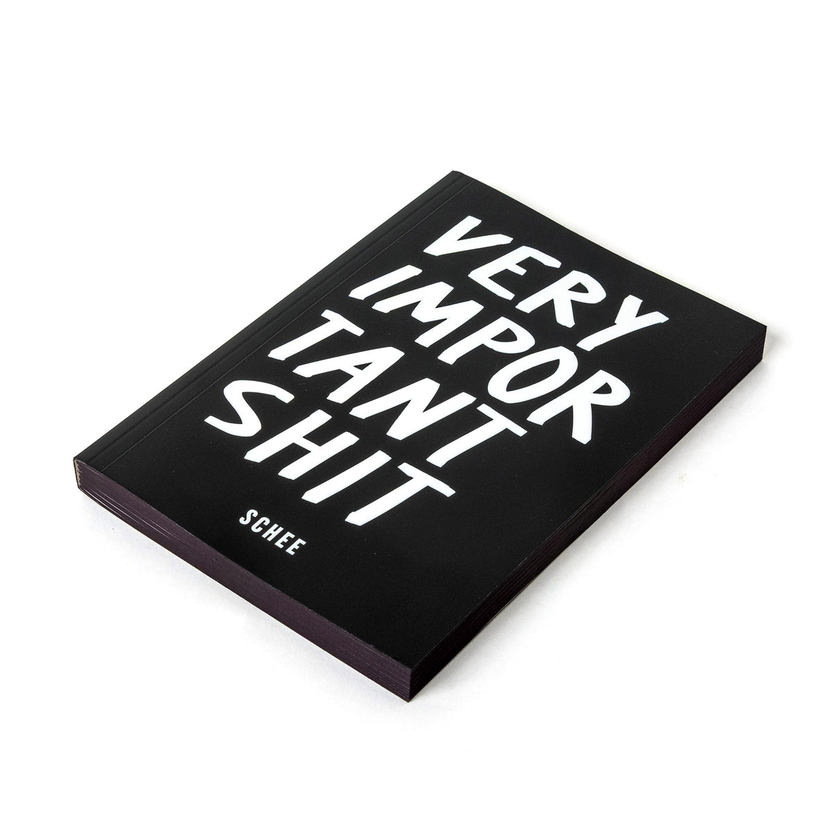 Edition SCHEE Notizbuch „Very Important Shit“ | DIN A5 | Edition SCHEE