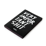 Edition SCHEE Notizbuch „Very Important Shit“ | DIN A5 | Edition SCHEE