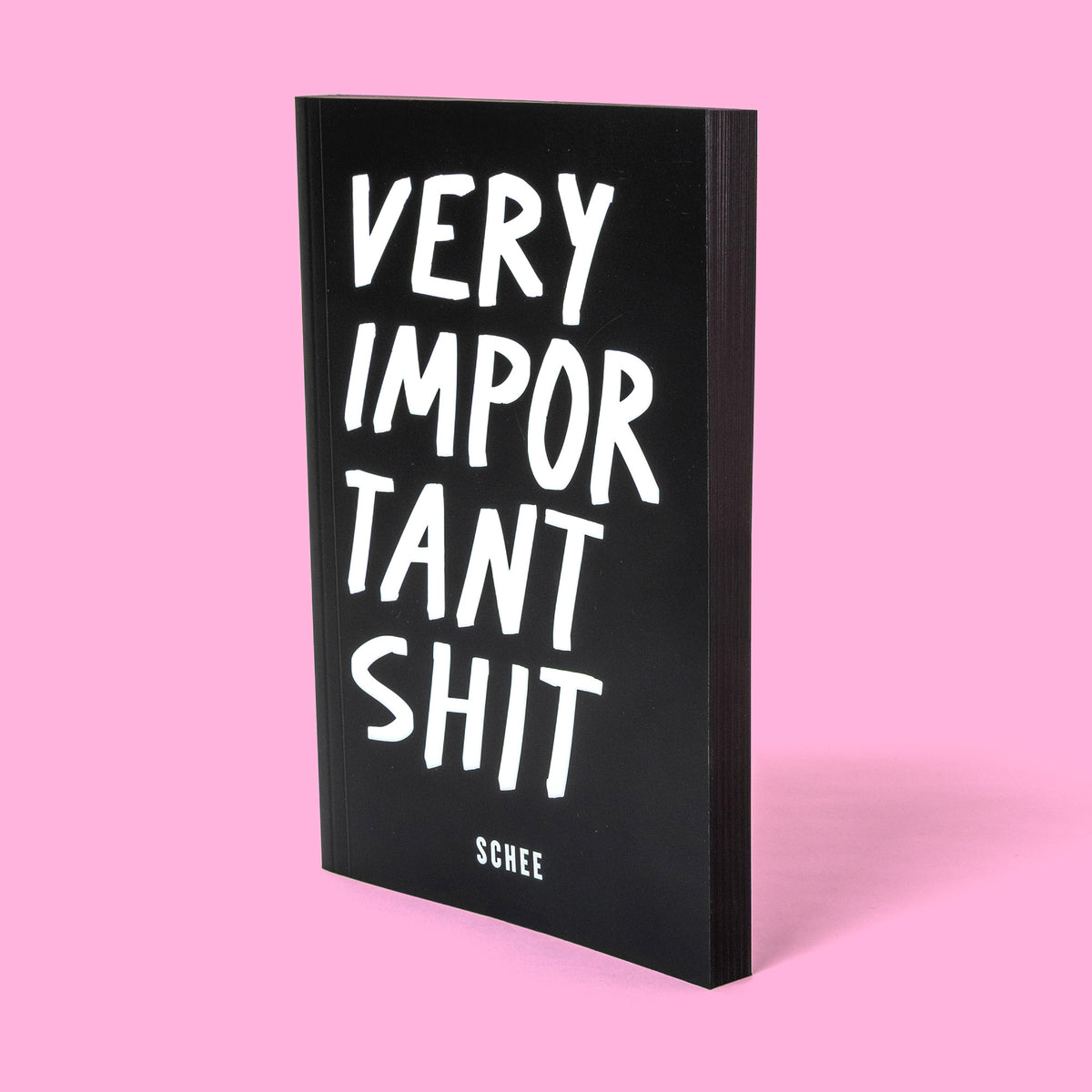Edition SCHEE Notizbuch „Very Important Shit“ | DIN A5 | Edition SCHEE