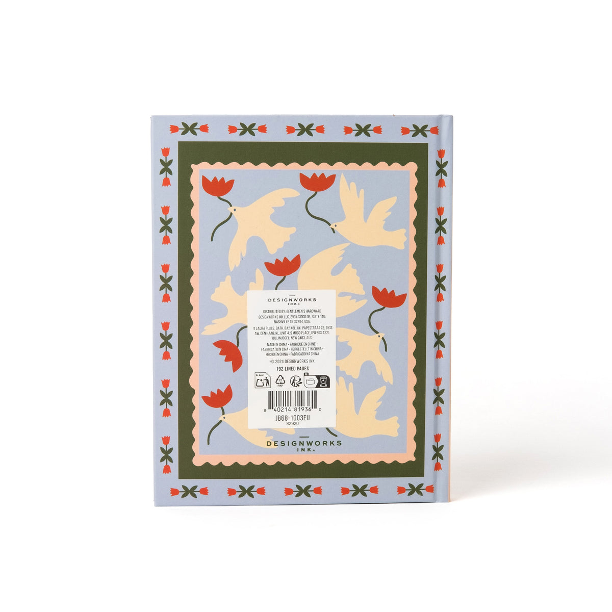 Designworks Ink Notizbuch „A Dopo Flower“ | Florales Motiv | DesignWorks