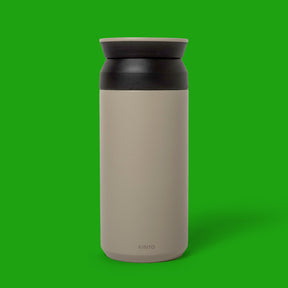 KINTO Thermobecher "Travel Tumbler" Sand Beige 350ml | doppelwandig isoliert | KINTO