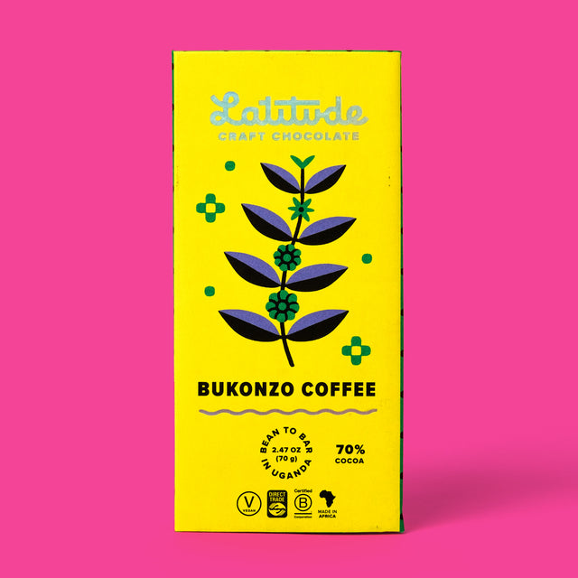 Latitude Schokolade „Bukonzo Kaffee 70%“ 70g | Mit Kaffee | Latitude