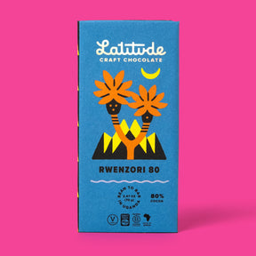 Latitude Schokolade „Rwenzori 80%“ 70g | Intensiver Kakao | Latitude