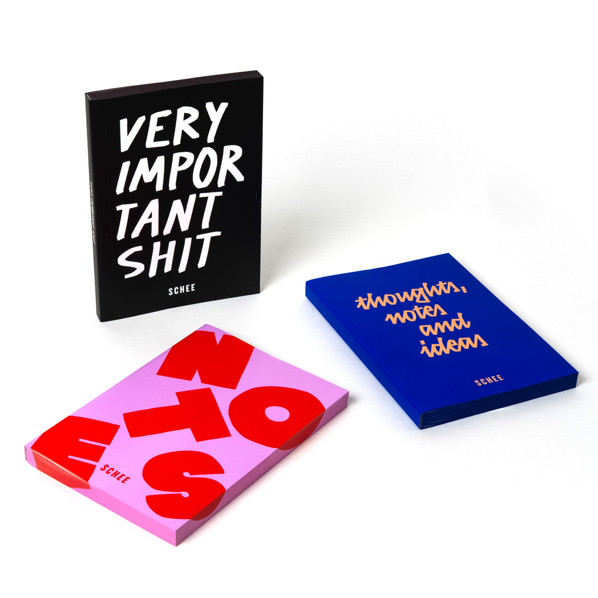 Edition SCHEE Notizbuch „Very Important Shit“ | DIN A5 | Edition SCHEE