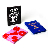 Edition SCHEE Notizbuch „Very Important Shit“ | DIN A5 | Edition SCHEE
