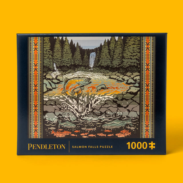 P.S. Publishers' Services Macmillan Puzzle “Pendleton Salmon Falls” 1000 Teile | Macmillan