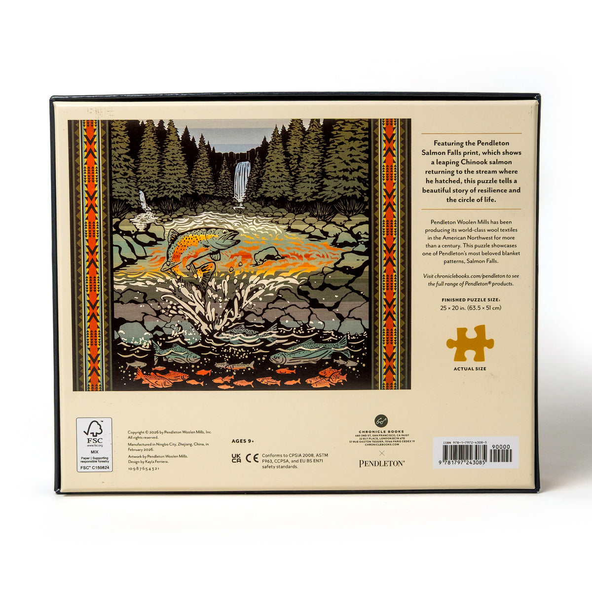 P.S. Publishers' Services Macmillan Puzzle “Pendleton Salmon Falls” 1000 Teile | Macmillan