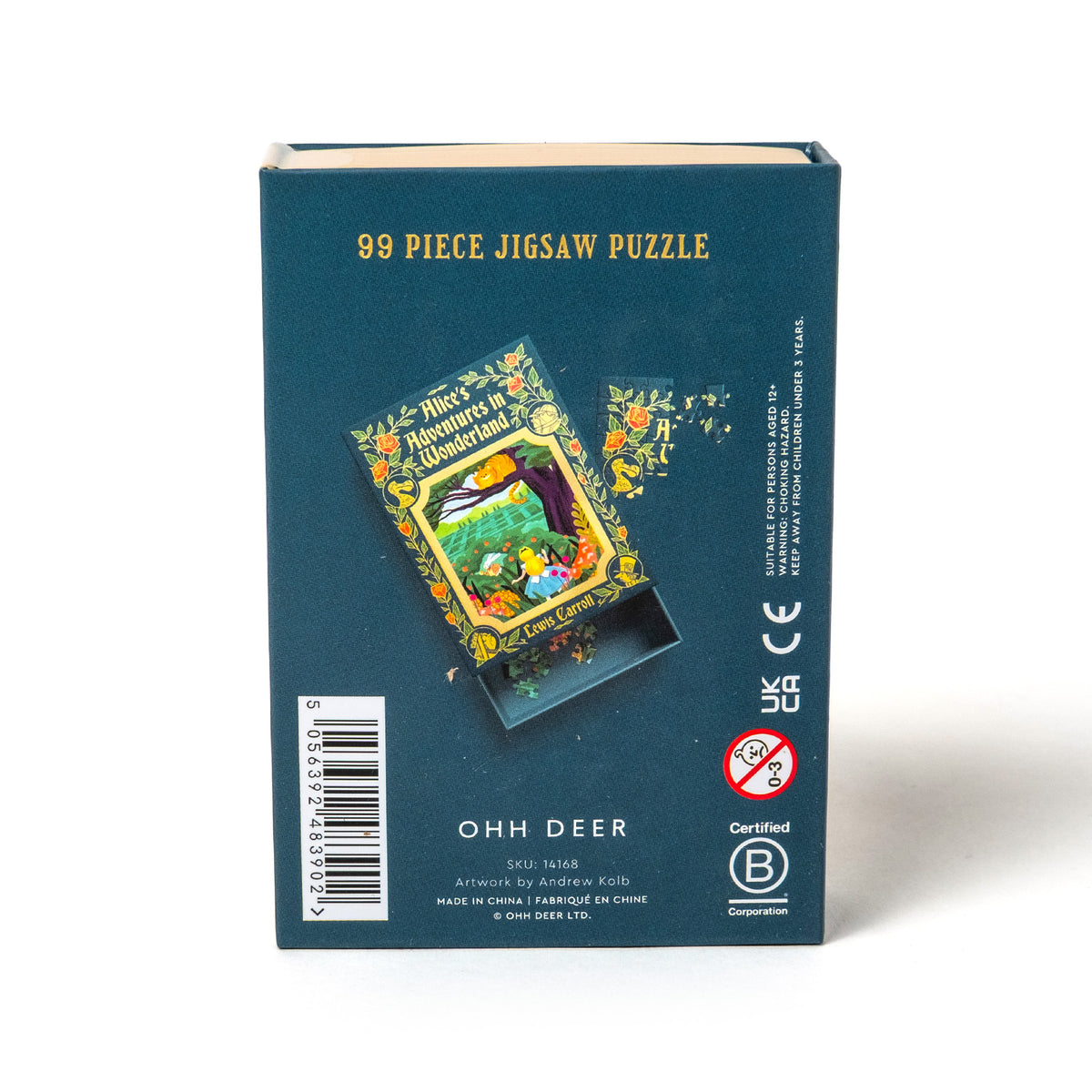 Ohh Deer Puzzle “Alice's Adventures in Wonderland” 99 Teile | Mini Puzzle | Ohh Deer