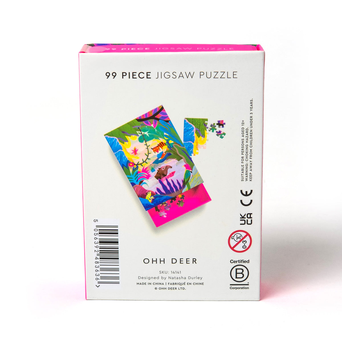 Ohh Deer Puzzle “Animals of the Sumatran” 99 Teile | Mini Puzzle | Ohh Deer