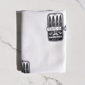 Lou Loto Geschirrtuch “Sardinen” | Maritimes Design | Lou Loto